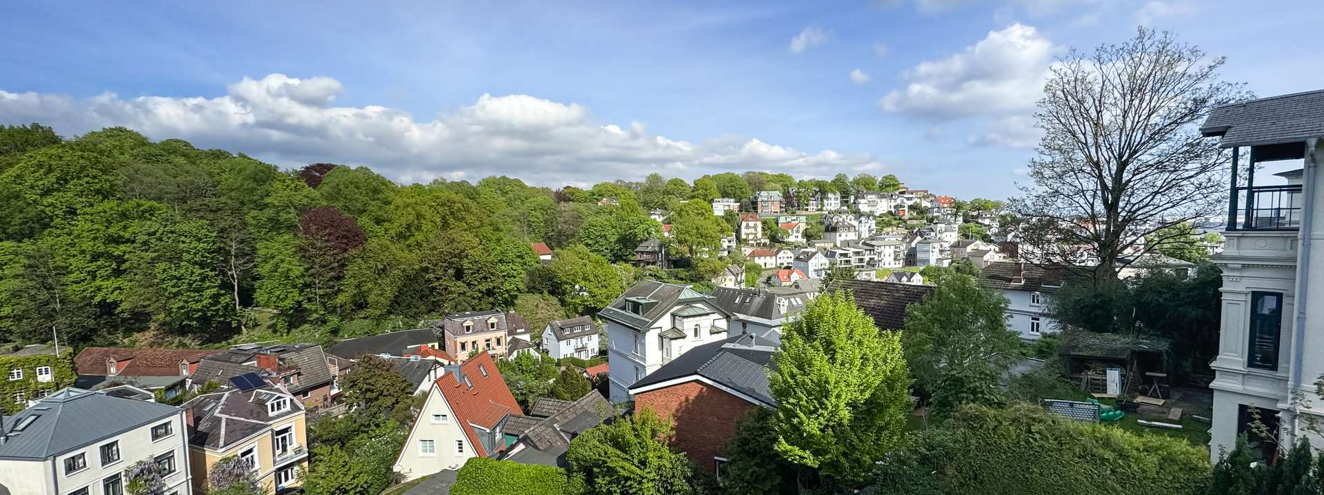 Weitblick über Blankenese